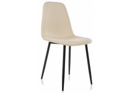 Стул на металлокаркасе Lilu светло-бежевый (43x48x87)