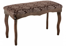 Банкетка Амадео орех / шоколад (76x36x47)