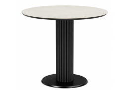 Керамический стол Кэмерон 90 carmen light grey / черный (90x75)