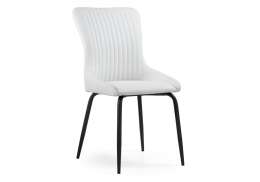 Стул на металлокаркасе Lado white / black (47x51x90)